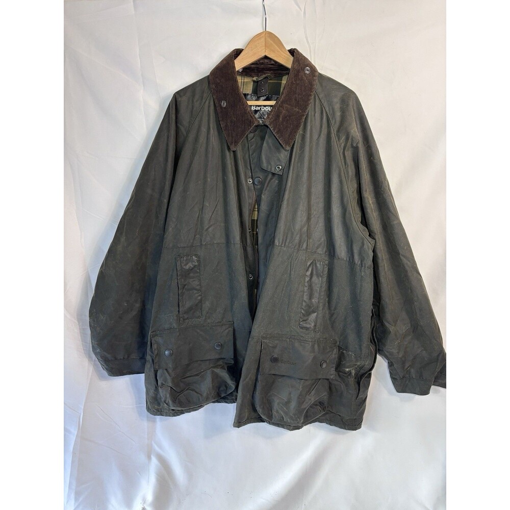Barbour Classic Beaufort Wax Jacket Olive Men’s MWX0002 Made in England A230
